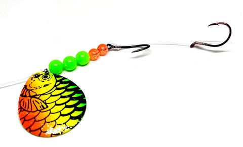 Baitfish Blade Turbo Worm Harness