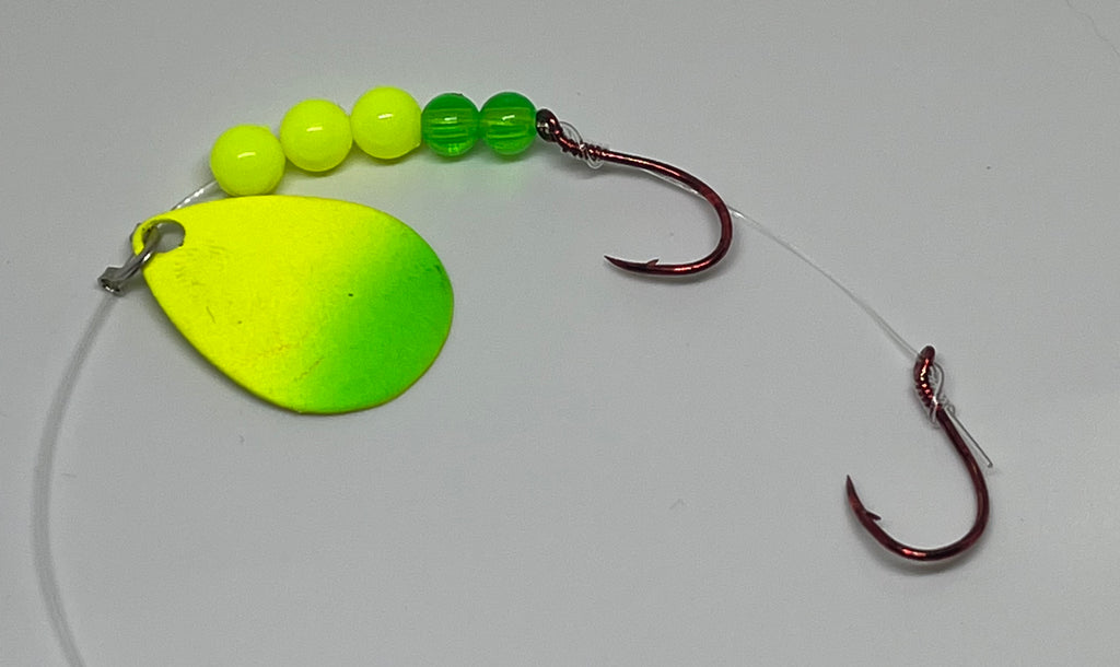 Little Whipper Yellow/Green Worm Harness – BiteRite Lures